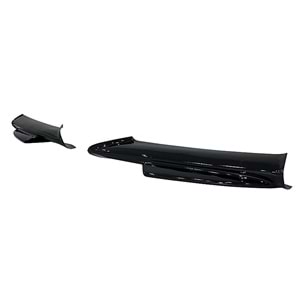 E90 M Sport / Technic Front Flaps Piano Black Vacuum Plastic / 2004-2008