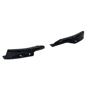 E90 LCI M Technic Front Flaps Piano Black Vacuum Plastic / 2008-2011