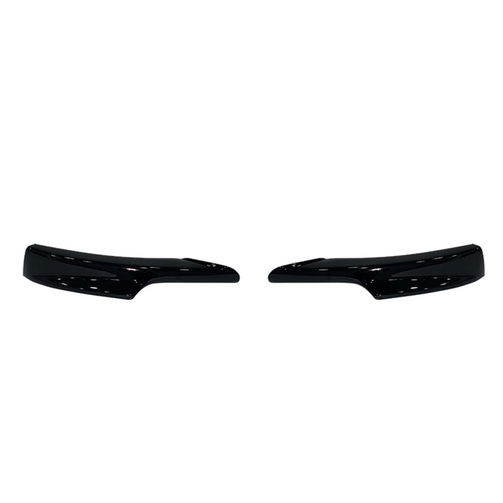E90 LCI M Technic Front Flaps Piano Black Vacuum Plastic / 2008-2011