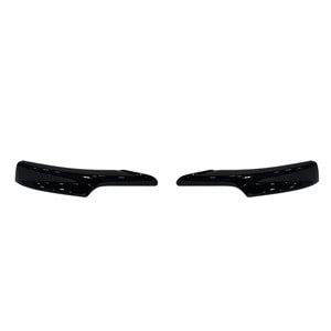 E90 LCI M Technic Front Flaps Piano Black Vacuum Plastic / 2008-2011