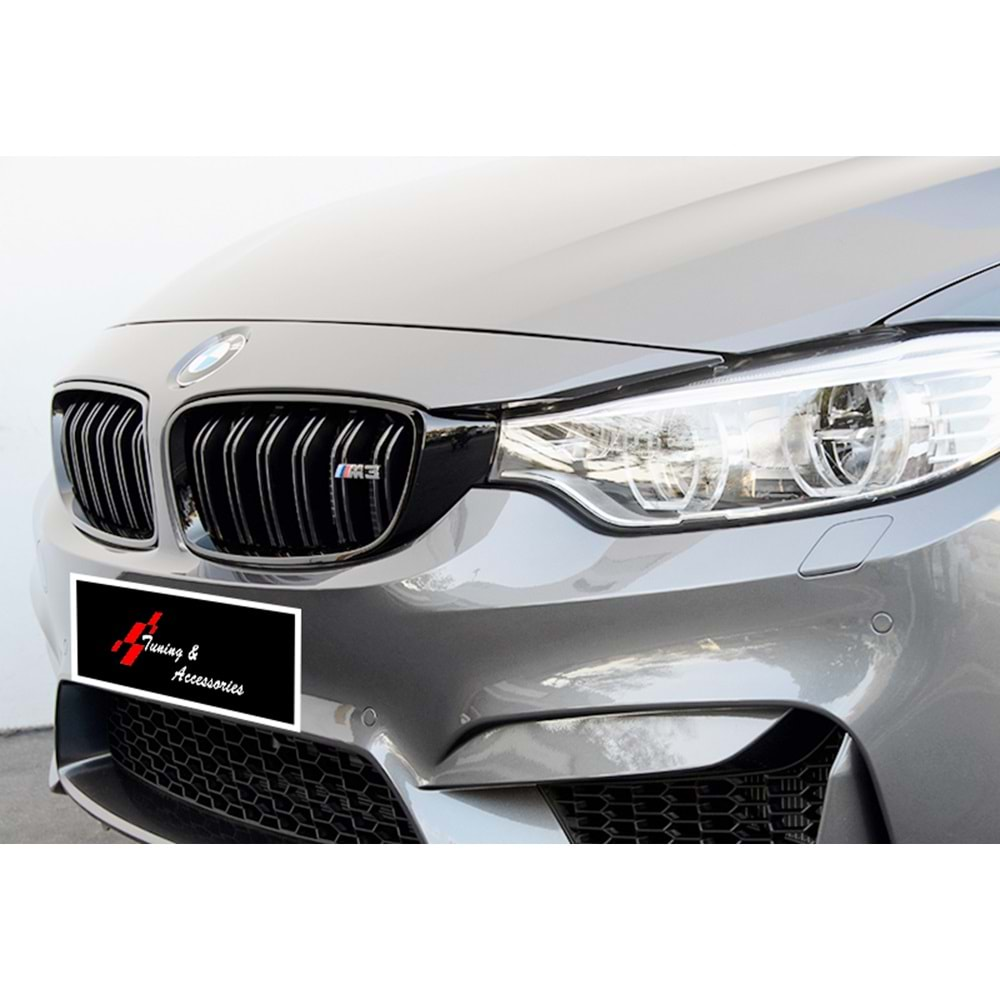 F30 M3 Front Grille Piano Black ABS / 2012-2018