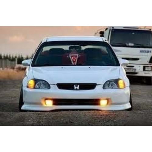 Civic EJ-EK-EM Mugen Style Front Lip Raw Surface Vacuum / 1996-1998