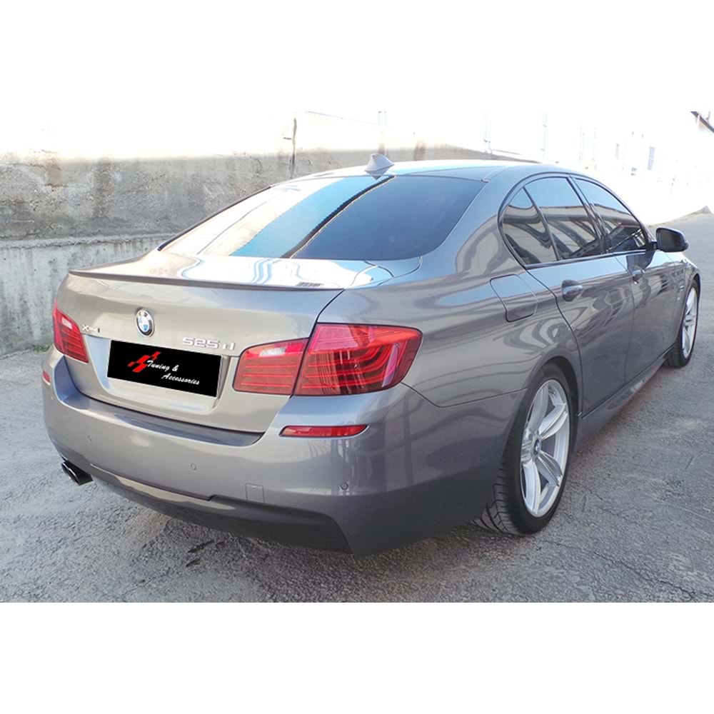 F10 M Sport / Technic Rear Trunk Spoiler Raw Surface ABS / 2010-2017