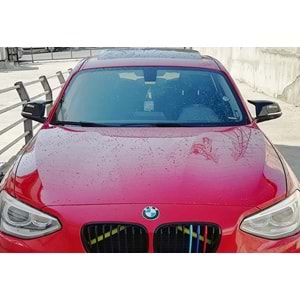 F20 Batman Mirror Cover Piano Black ABS / 2011-2019 (With Clips)