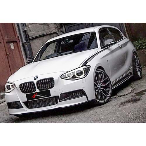 F20 M Performance Front Lip Matt Black ABS / 2011-2014