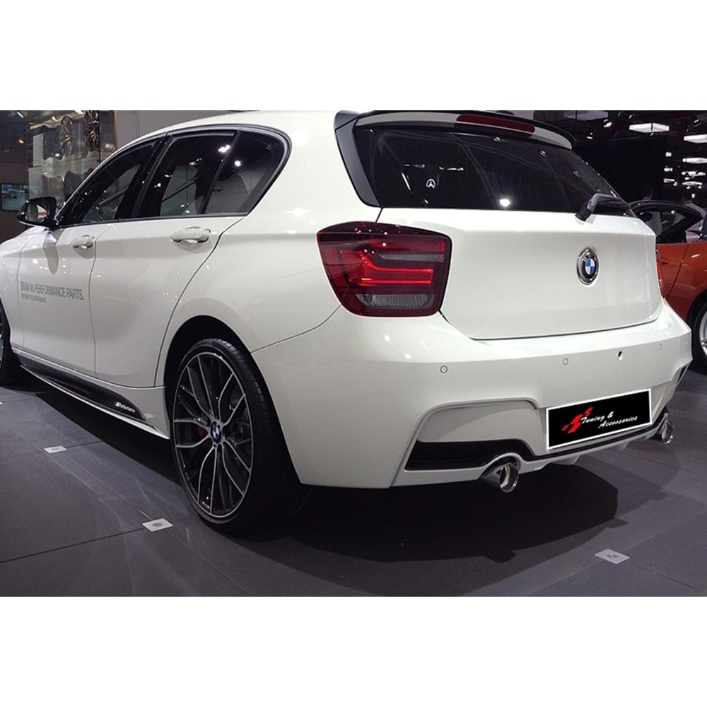 F20 M Performance Style Matte Black Vacuum Plastic / 2011-2014 (Diffuser R+L Single Output)