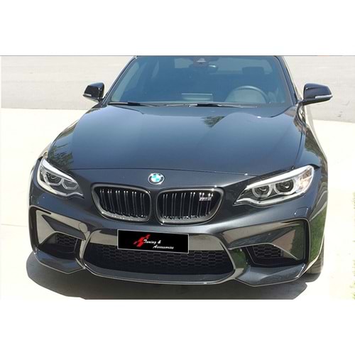 F22 M2 Front Grille Piano Black ABS / 2013-2017