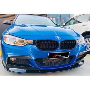 F30 M Performance Front Lip Piano Black ABS / 2012-2018