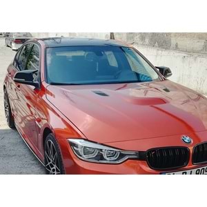 F30 M3 Batman Mirror Cover Piano Black ABS / 2012-2018 (With Clips)