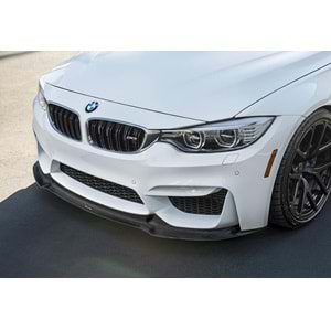 F30 Vorstiner M3 Front Lip Piano Black Vacuum Plastic / 2012-2018