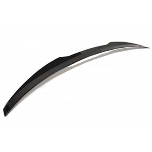 F32 Coupe Max Rear Trunk Cap Spoiler Piano Black Vacuum Plastic / 2014-2020