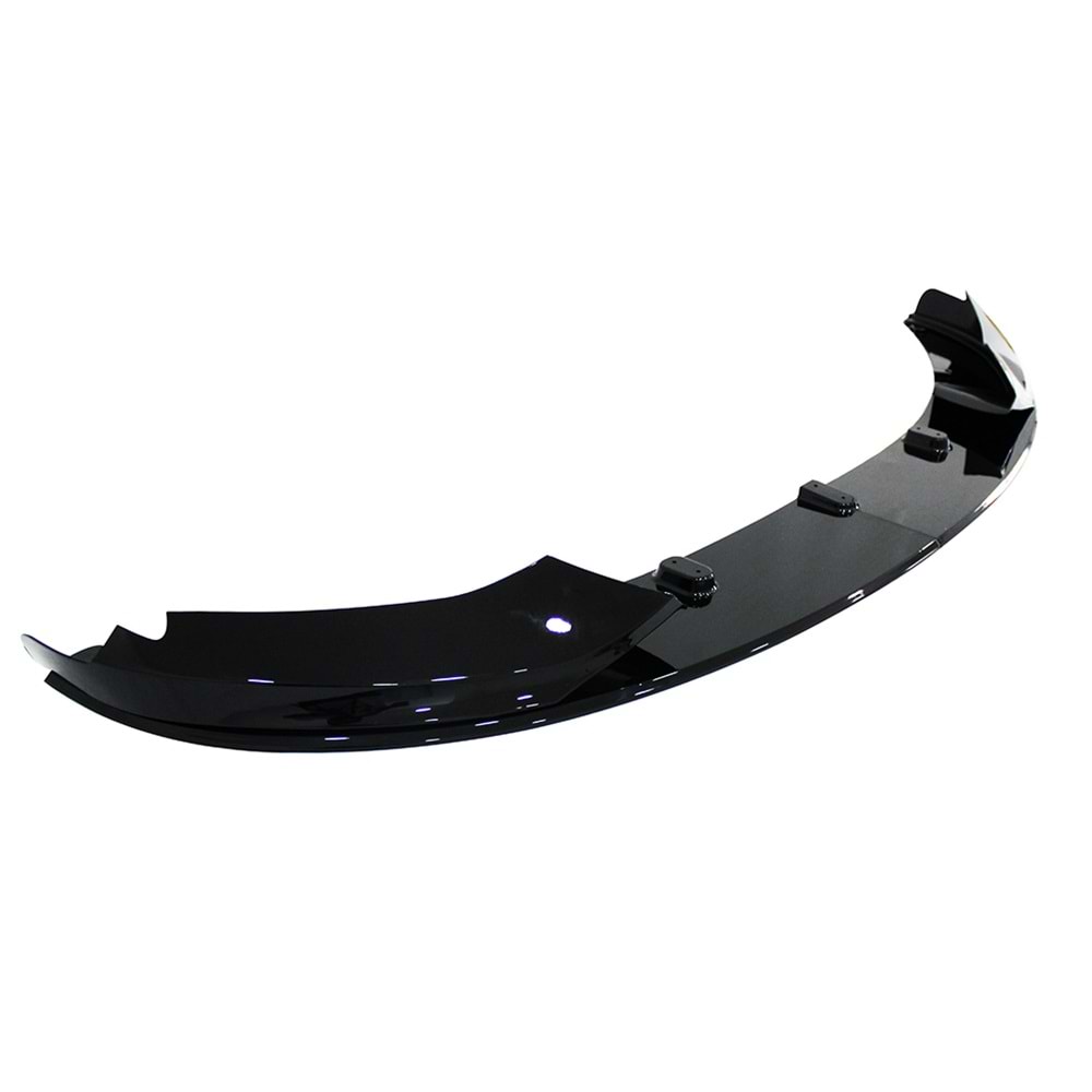 F32 M4 2 Piece Front Lip Piano Black ABS / 2014-2020