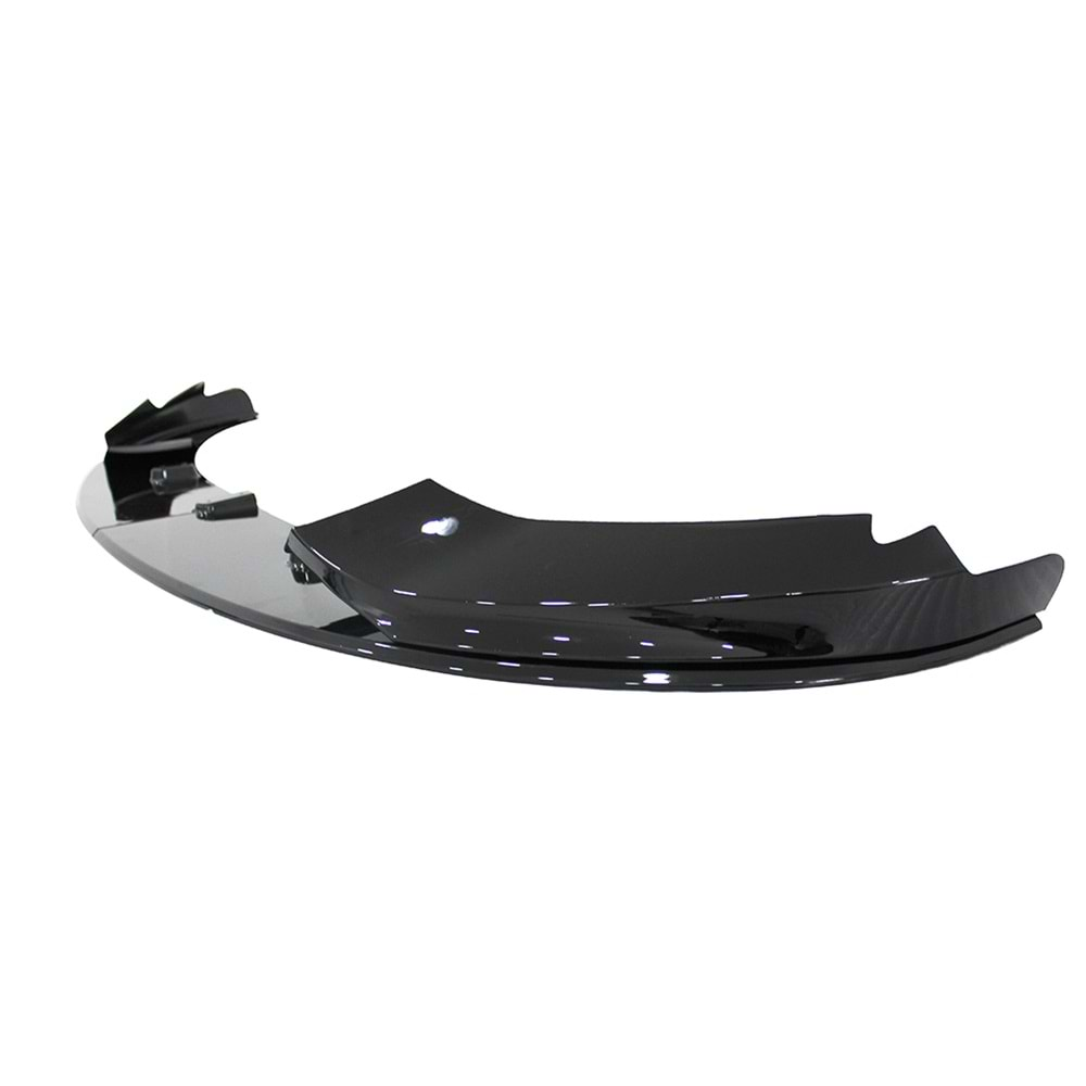 F32 M4 2 Piece Front Lip Piano Black ABS / 2014-2020