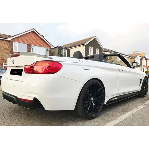F33 M4 Cabrio Rear Trunk Spoiler Unpainted ABS / 2013-2020