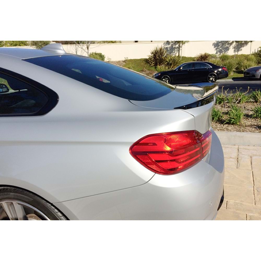 F36 M Performance Dynamics Rear Trunk Spoiler Piano Black ABS / 2014-2020
