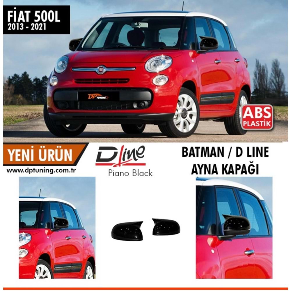 500 L Batman Mirror Cover Piano Black / 2013 - 2021