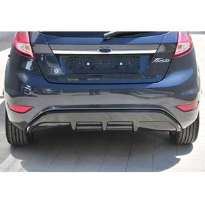 Fiesta Mk6 Sport Diffuser Without Output Piano Black Vacuum Plastic / 2008-2017