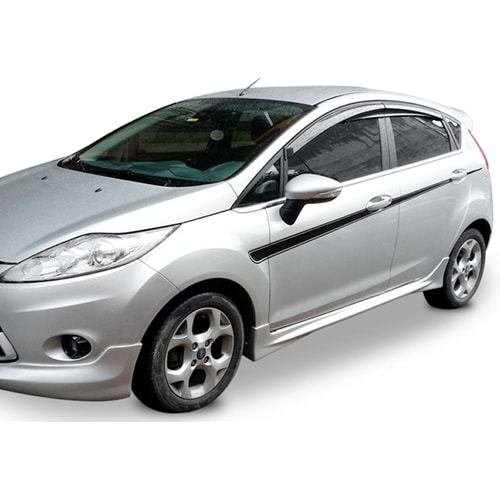 Fiesta Mk6 Race Side Skirt Raw Surface Vacuum Plastic / 2008-2017