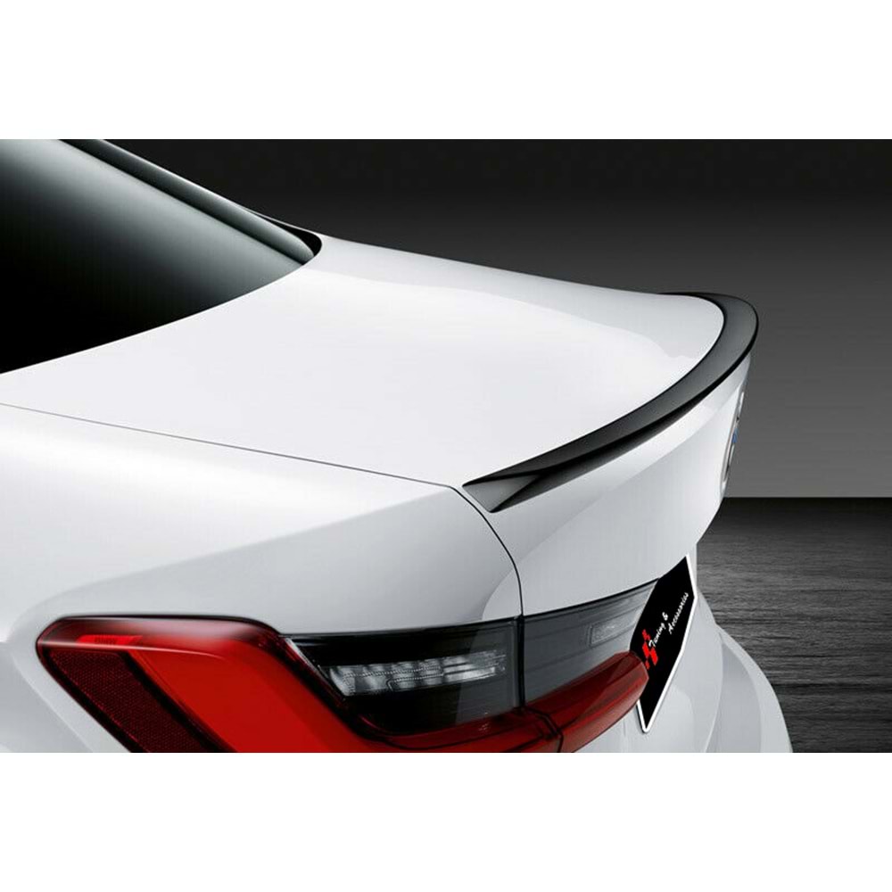 G20 Performance Rear Trunk Spoiler Piano Black ABS / 2019-up