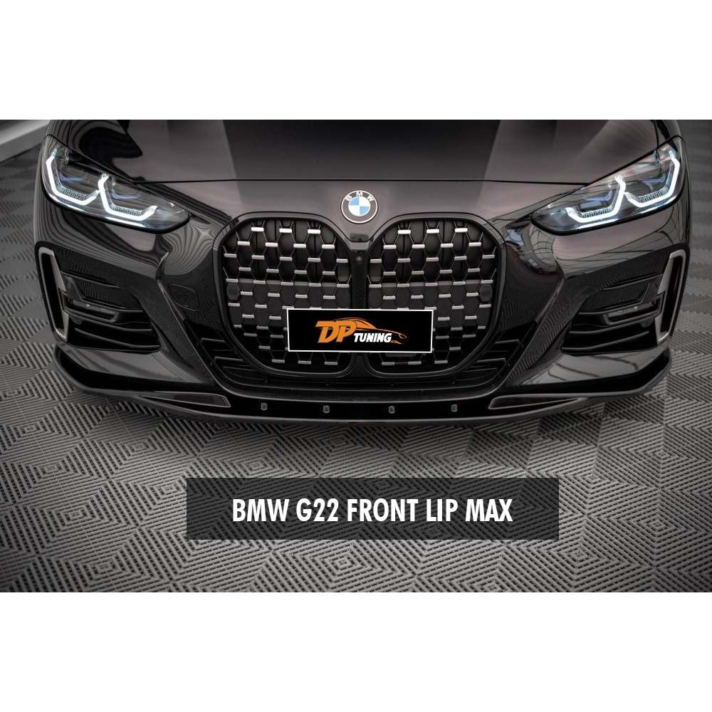 G22 Max V1 Front Lip Piano Black Vacuum Plastic / 2021 - up