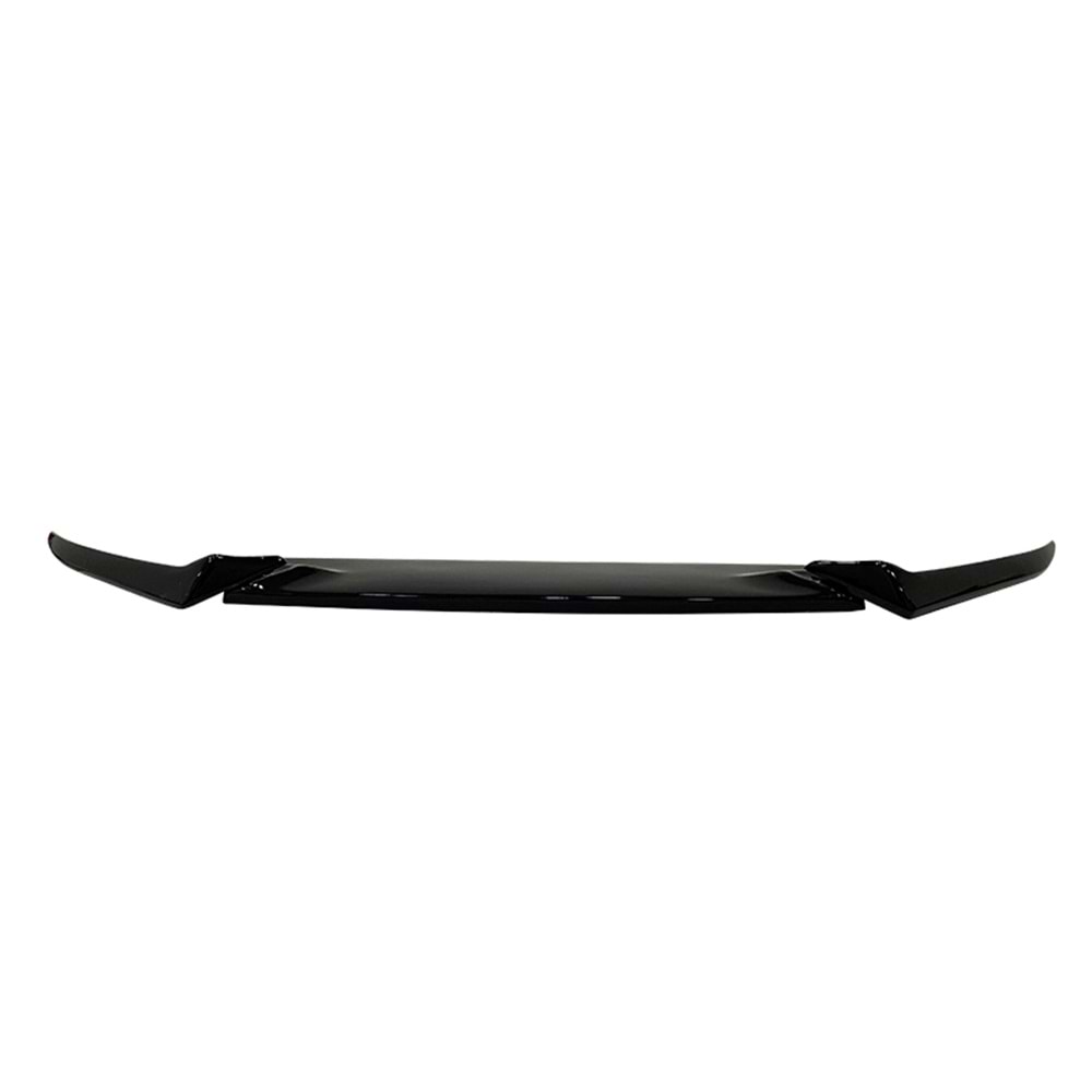 Golf 6 3 Pieces R Model Front Lip Piano Black Vacuum Plastic / 2008-2012