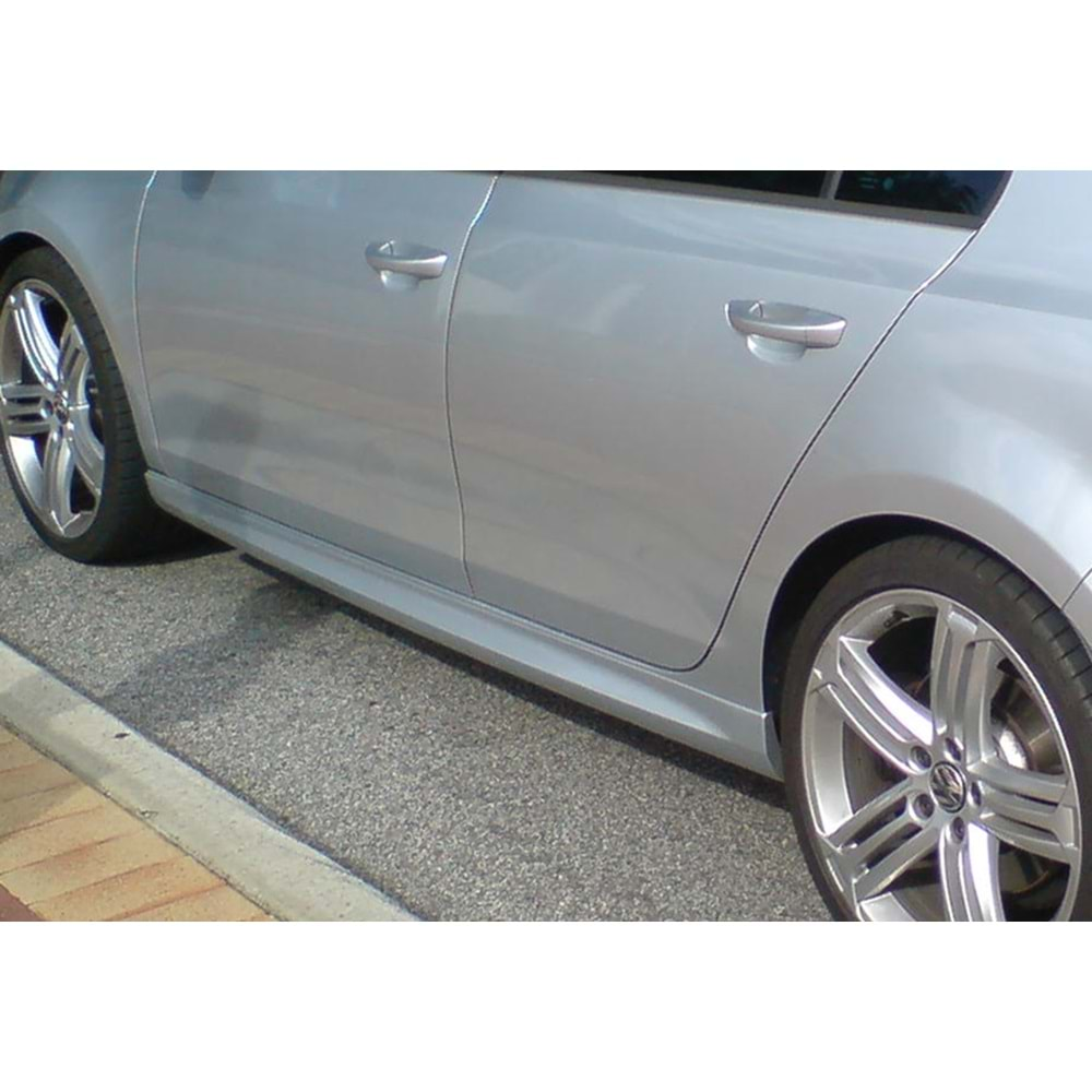 Golf 6 R20 Style Side Skirt Raw ABS / 2008-2012