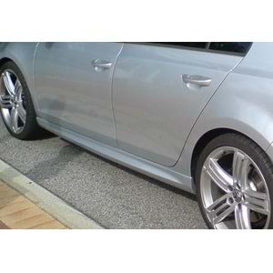 Golf 6 R20 Style Side Skirt Raw ABS / 2008-2012