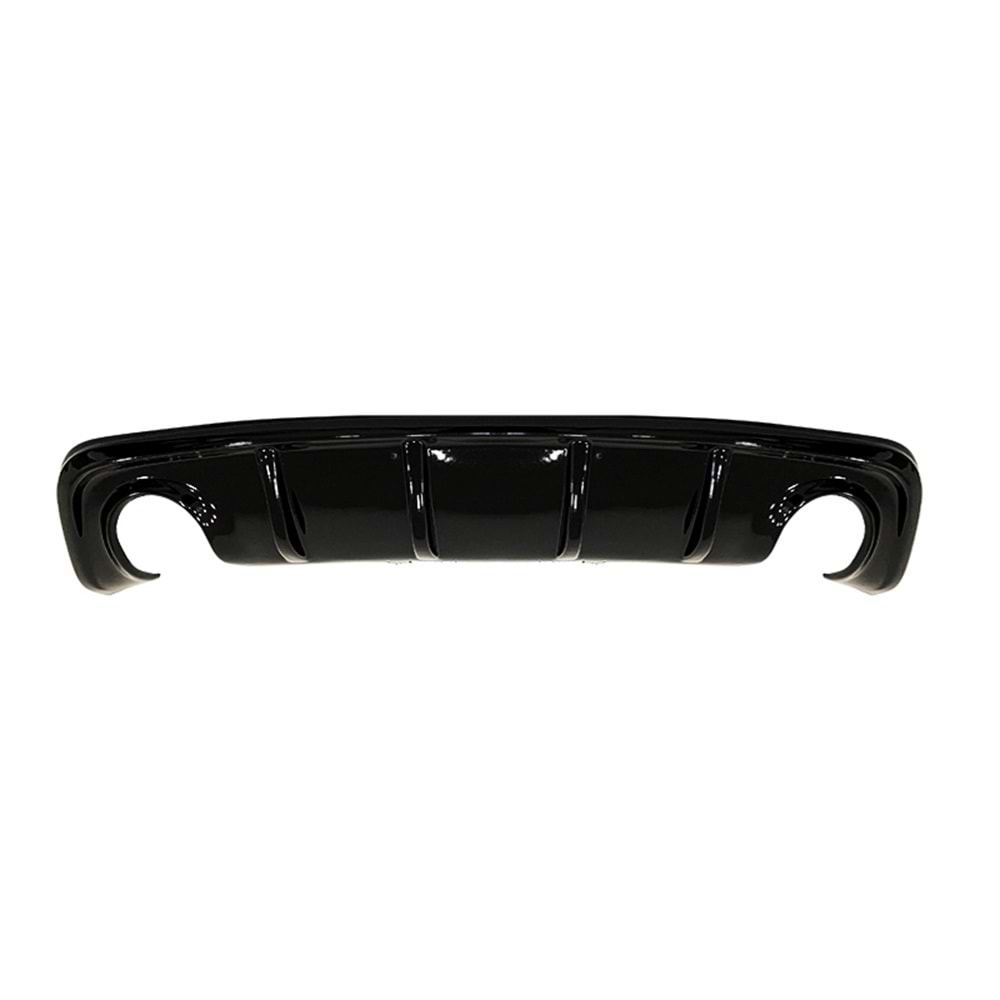 Giulietta Rear Diffuser Left and Right Single Output Piano Black Vacuum Plastic / 2010-2020