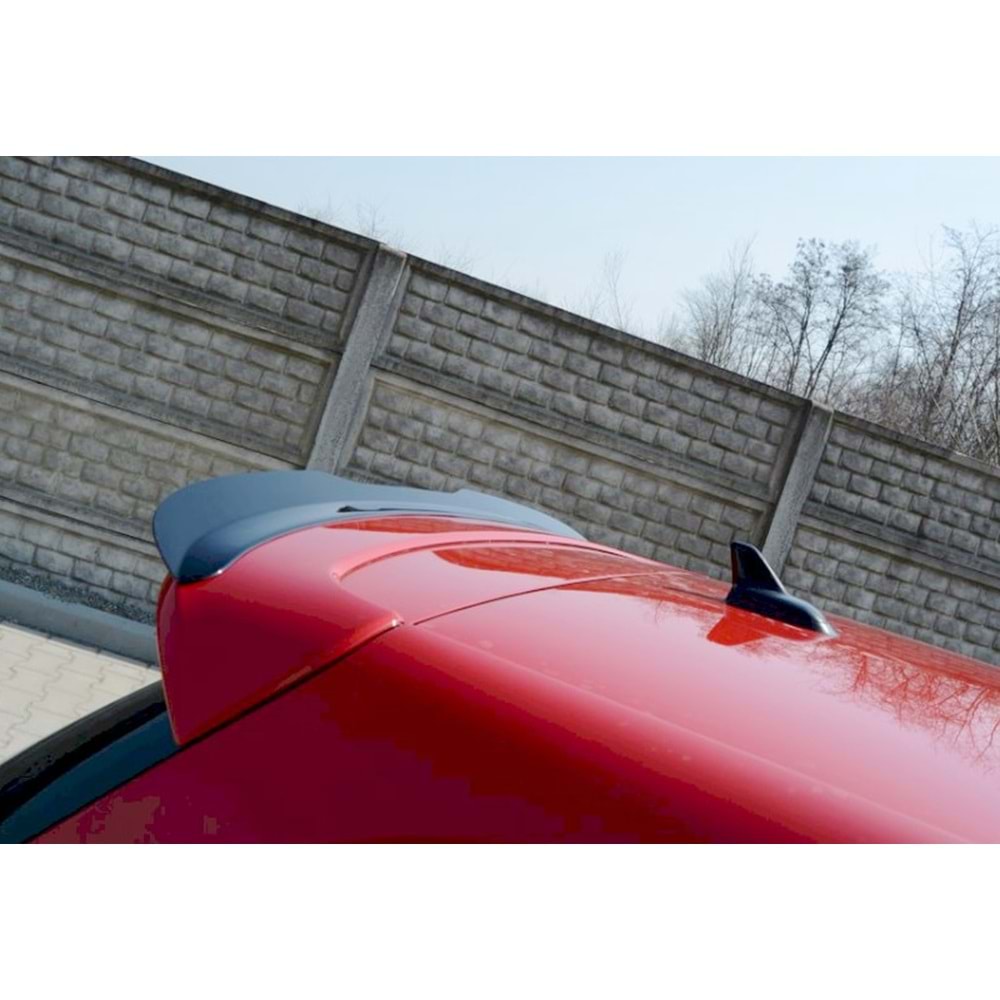 Golf 6 R GTI Max Rear Roof Cap Spoiler Piano Black Vacuum Plastic / 2008-2012
