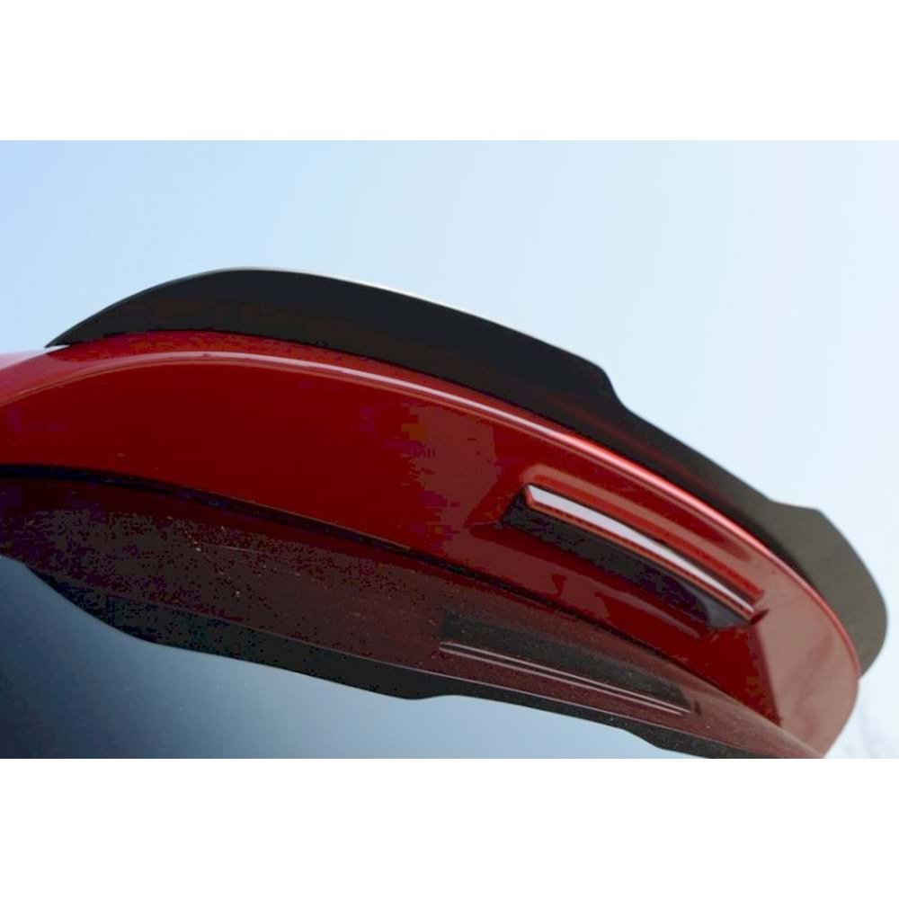 Golf 6 R GTI Max Rear Roof Cap Spoiler Piano Black Vacuum Plastic / 2008-2012