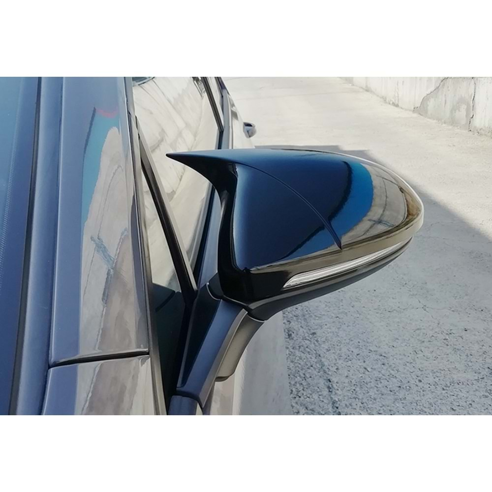 Golf Mk7 Batman Mirror Cover Piano Black / 2012-2019