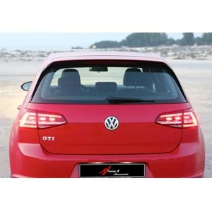 Golf 7 GTI Rear Roof R Highline 4 Pieces Spoiler Raw Surface ABS / 2012-2019