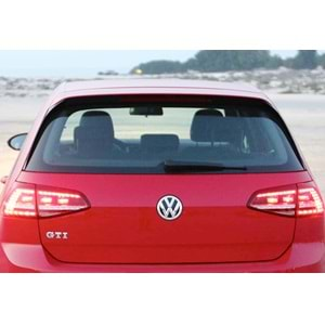 Golf 7 GTI Rear Roof R Highline 4 Pieces Spoiler Raw Surface ABS / 2012-2019