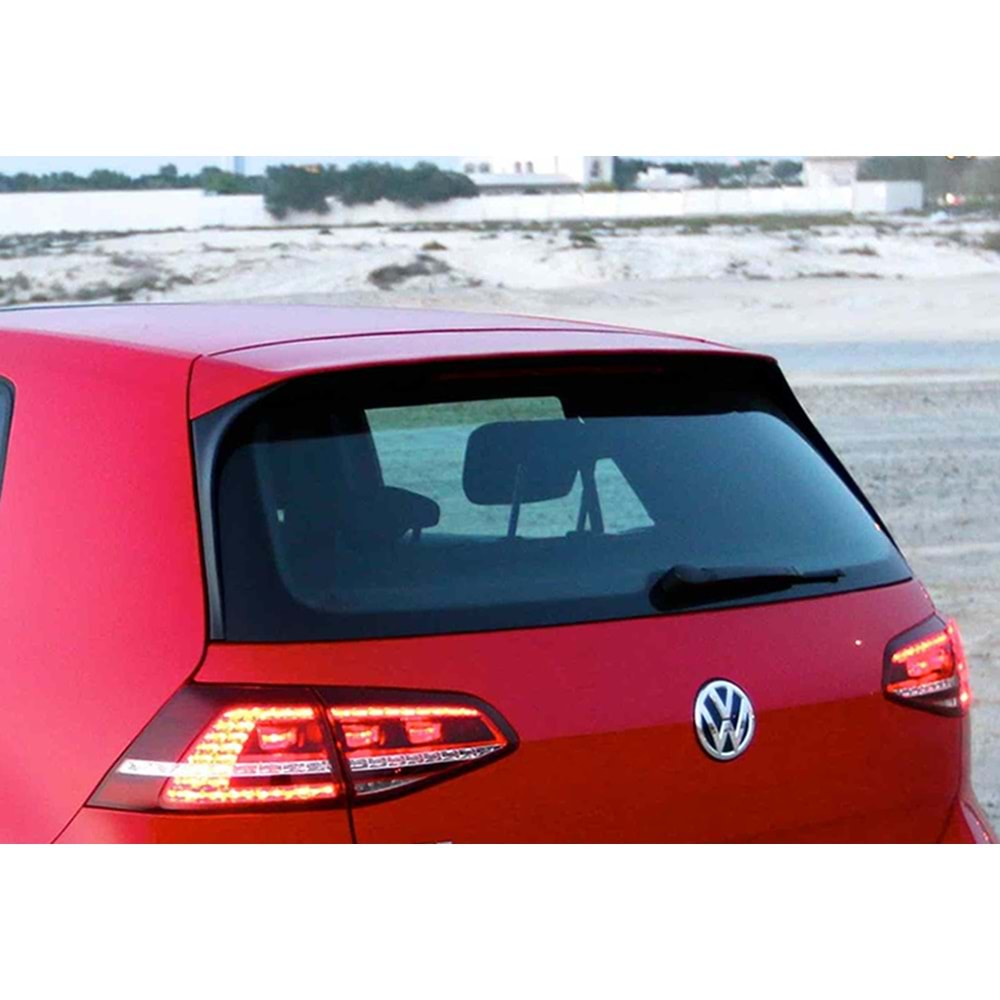 Golf 7 GTI Rear Roof R Highline 4 Pieces Spoiler Raw Surface ABS / 2012-2019