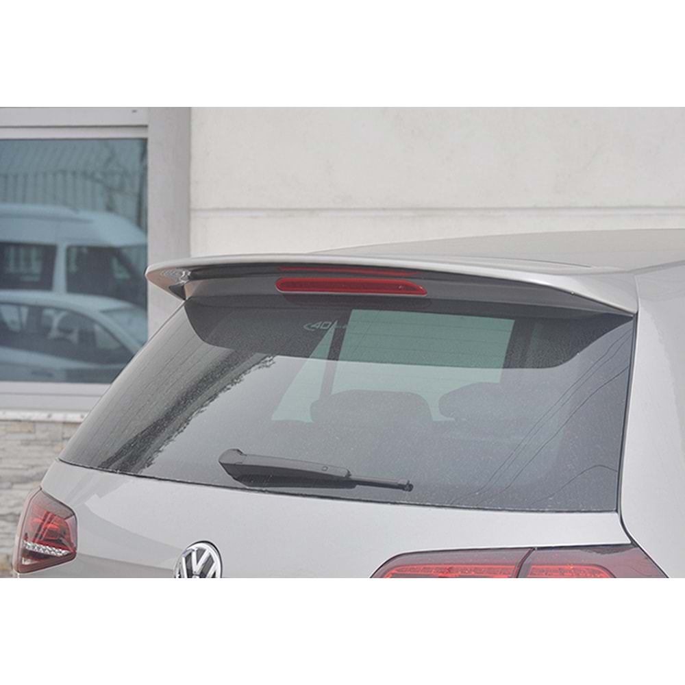 Golf 7 Rear Roof Spoiler Primer Painted Fiberglass / 2012-2019