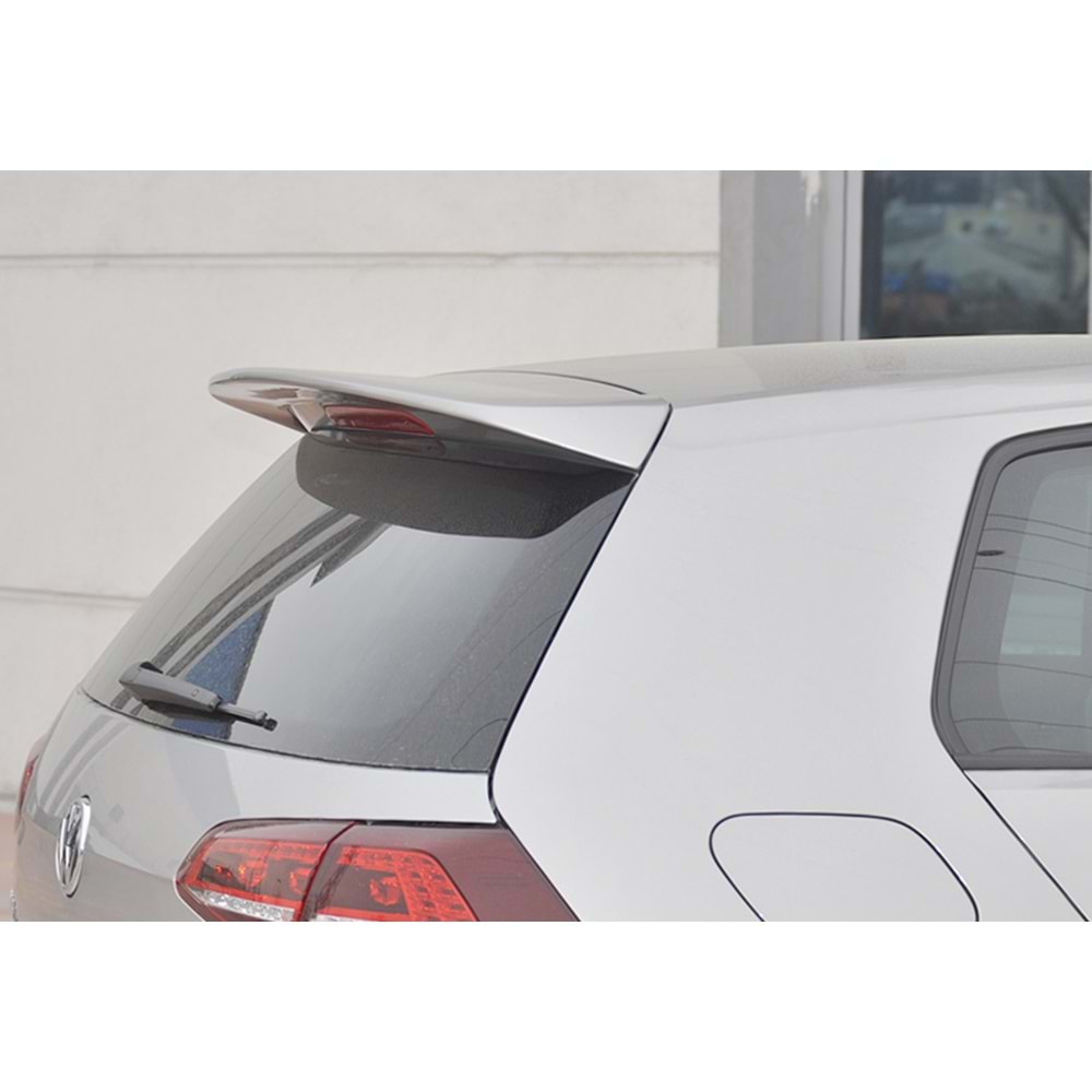 Golf 7 Rear Roof Spoiler Primer Painted Fiberglass / 2012-2019