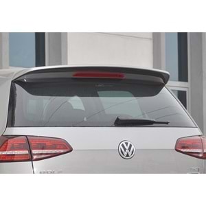 Golf 7 Rear Roof Spoiler Primer Painted Fiberglass / 2012-2019