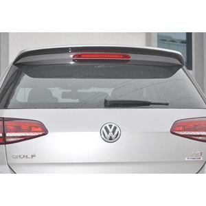Golf 7 Rear Roof Spoiler Primer Painted Fiberglass / 2012-2019