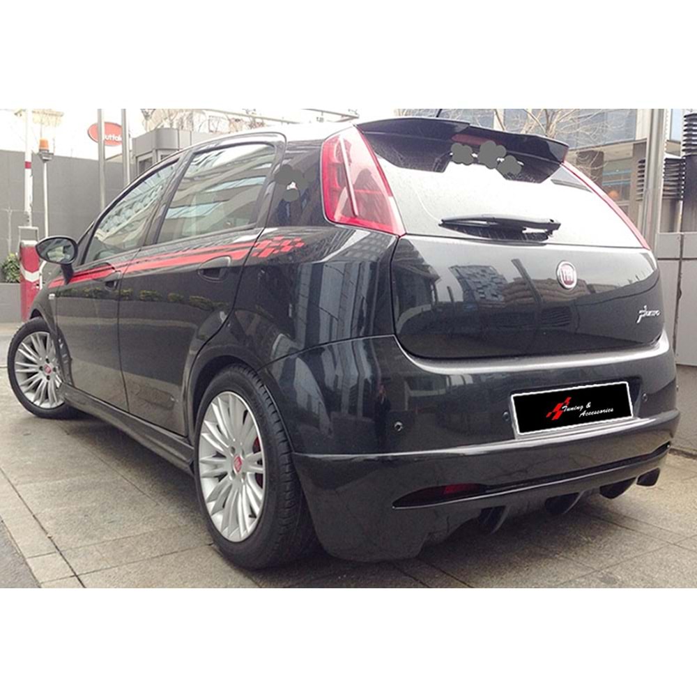 Punto Sport Side Skirts Raw Surface Vacuum Plastic / 2012-2018