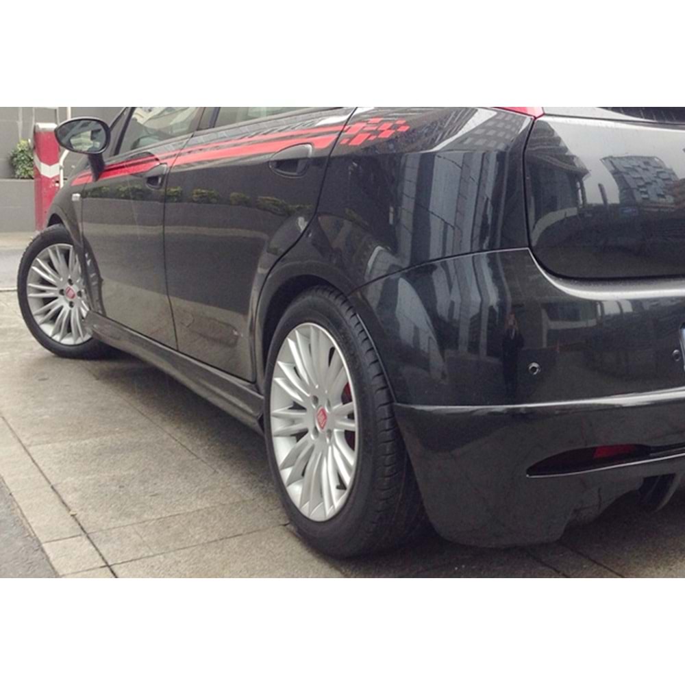 Punto Sport Side Skirts Raw Surface Vacuum Plastic / 2012-2018