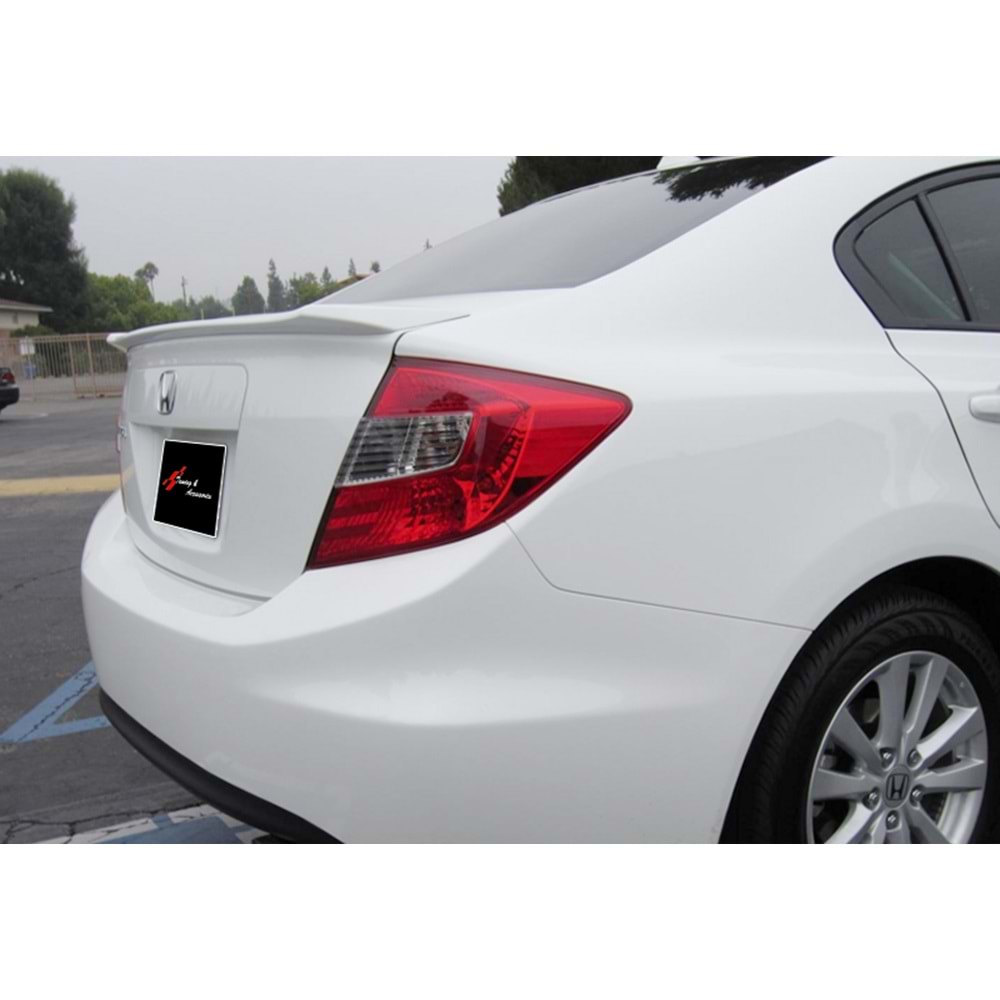 Civic FB7 Rear Trunk Spoiler Raw ABS / 2012-2016
