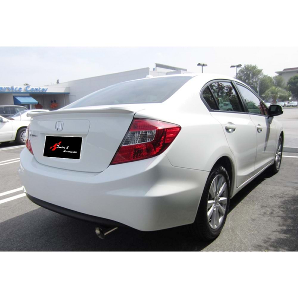 Civic FB7 Rear Trunk Spoiler Raw ABS / 2012-2016