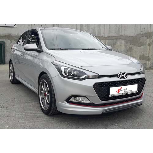i20 Sport Front Lip Raw Vacuum Plastic / 2014-2018