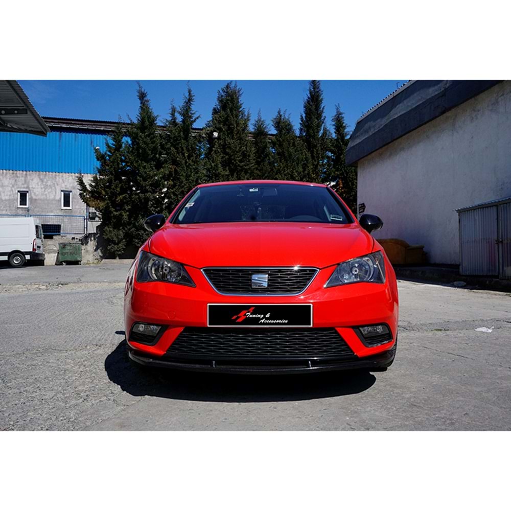 Ibiza Mk4 Cupra Basic Front Lip Piano Black Vacuum / 2015-2017
