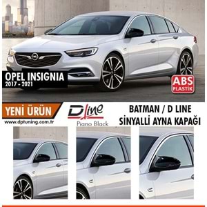 insignia B Batman Mirror Cover Piano Black / 2017 ve Sonrası