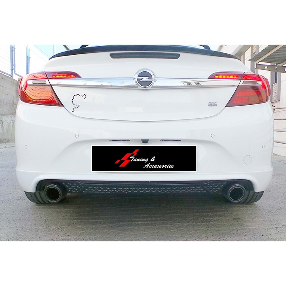 Insignia A Performance Diffuser With Exhaust Tips Piano Black Vacuum Plastic / 2013-2017