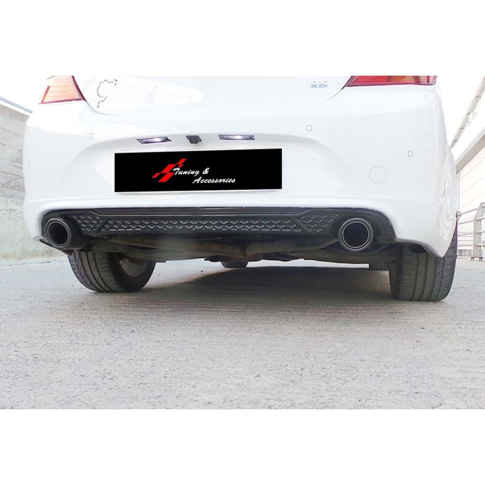 Insignia A Performance Diffuser With Exhaust Tips Piano Black Vacuum Plastic / 2013-2017