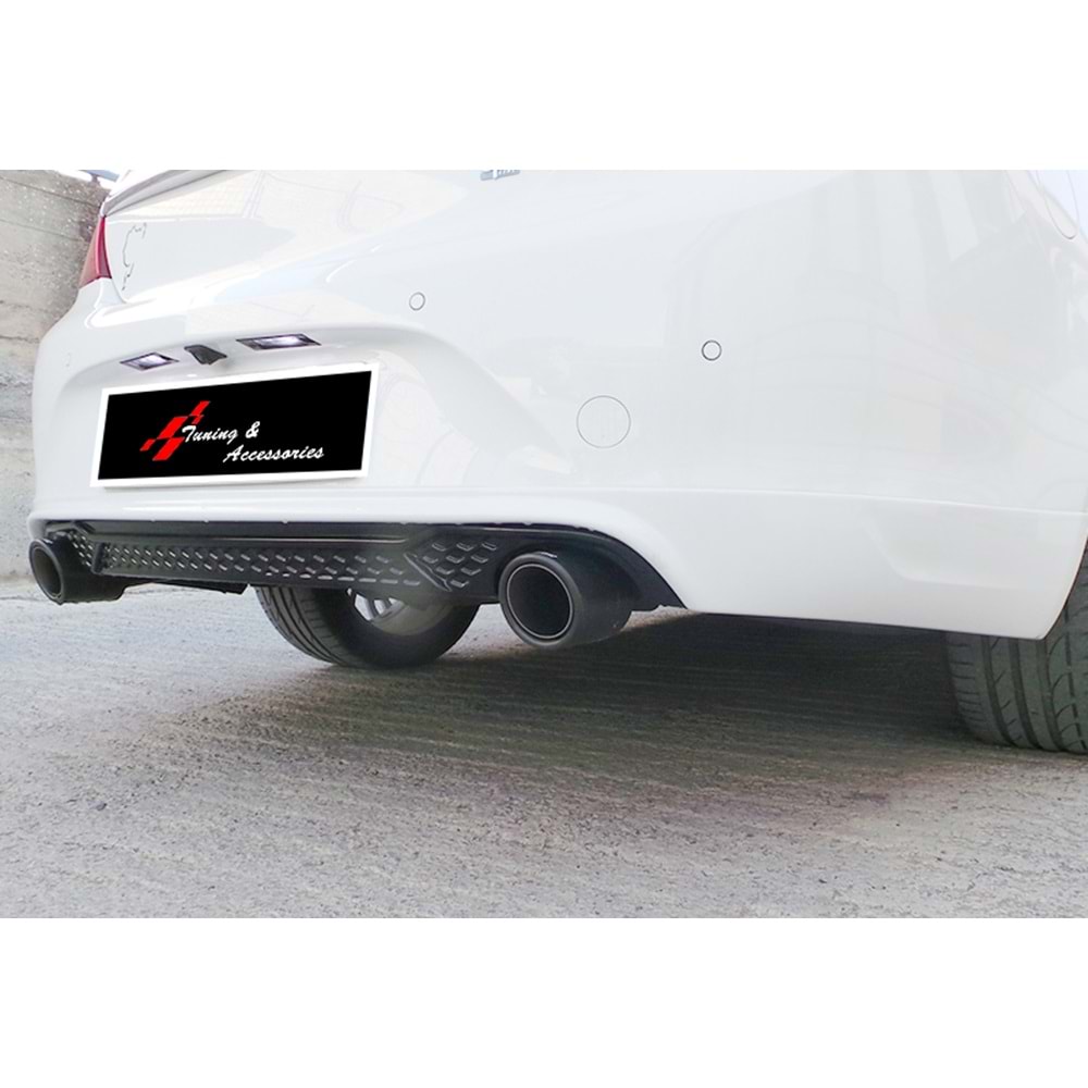 Insignia A Performance Diffuser With Exhaust Tips Piano Black Vacuum Plastic / 2013-2017