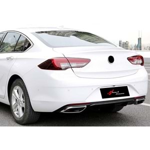 Insignia B Sport A2 Diffuser Black ABS / 2017-2020 (Chrome Exhaust Look)