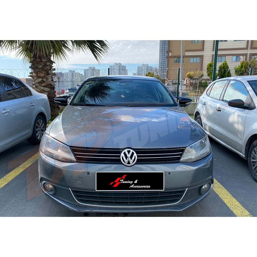 Jetta Mk6 Batman Mirror Cover Piano Black / 2010-2018